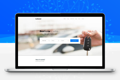 響應(yīng)式汽車(chē)租賃類HTML網(wǎng)站模板